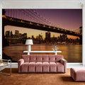 Golden Hour Bridge III Mural Wallpaper - room preview 06