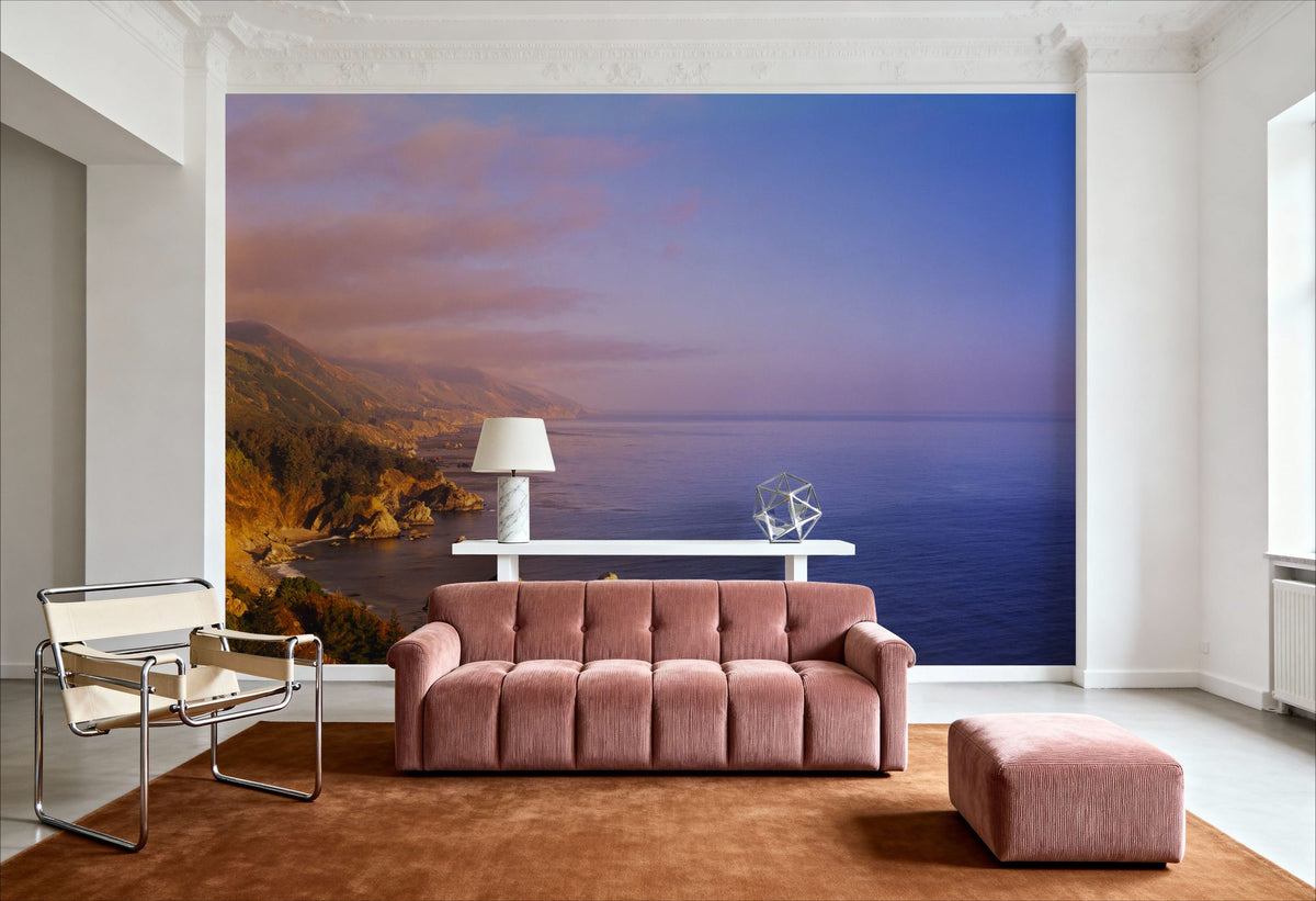 Golden Coast Majesty Mural Wallpaper - room preview 06