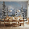 North Cascades Mural Wallpaper - room preview 06