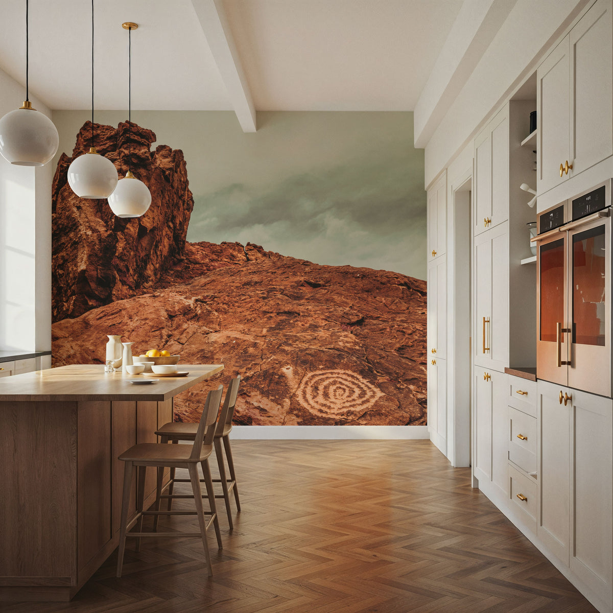 Welcome IV Mural Wallpaper - room preview 06