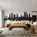 Mumbai Skyline India Bombay Black & White Mural Wallpaper - room preview 06