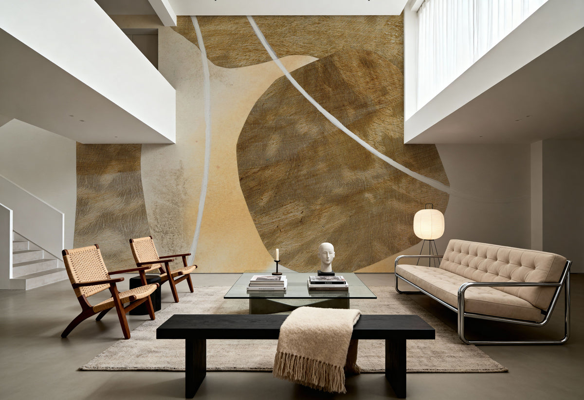 Metallic Textures IV Mural Wallpaper - room preview 06