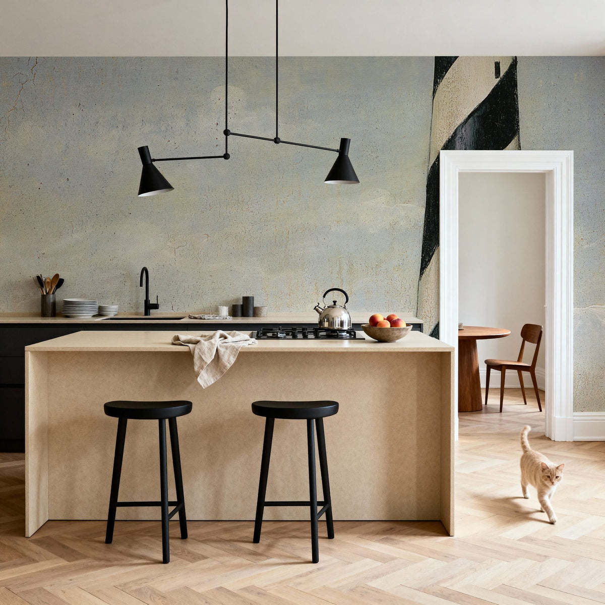 Coastal Light Mural Wallpaper - room preview 06