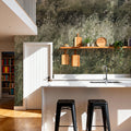 Meadow Whisper, Grass Green Mural Wallpaper - room preview 06