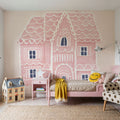Gingerbread Dream House I Pink Mural Wallpaper - room preview 06