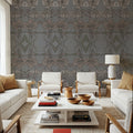 Flower Mirrors Mural Wallpaper - room preview 06