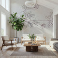 Delicate Meadow I Mural Wallpaper - room preview 06