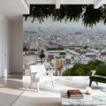 Paris Skyline From Montmartre Mural Wallpaper - room preview 06