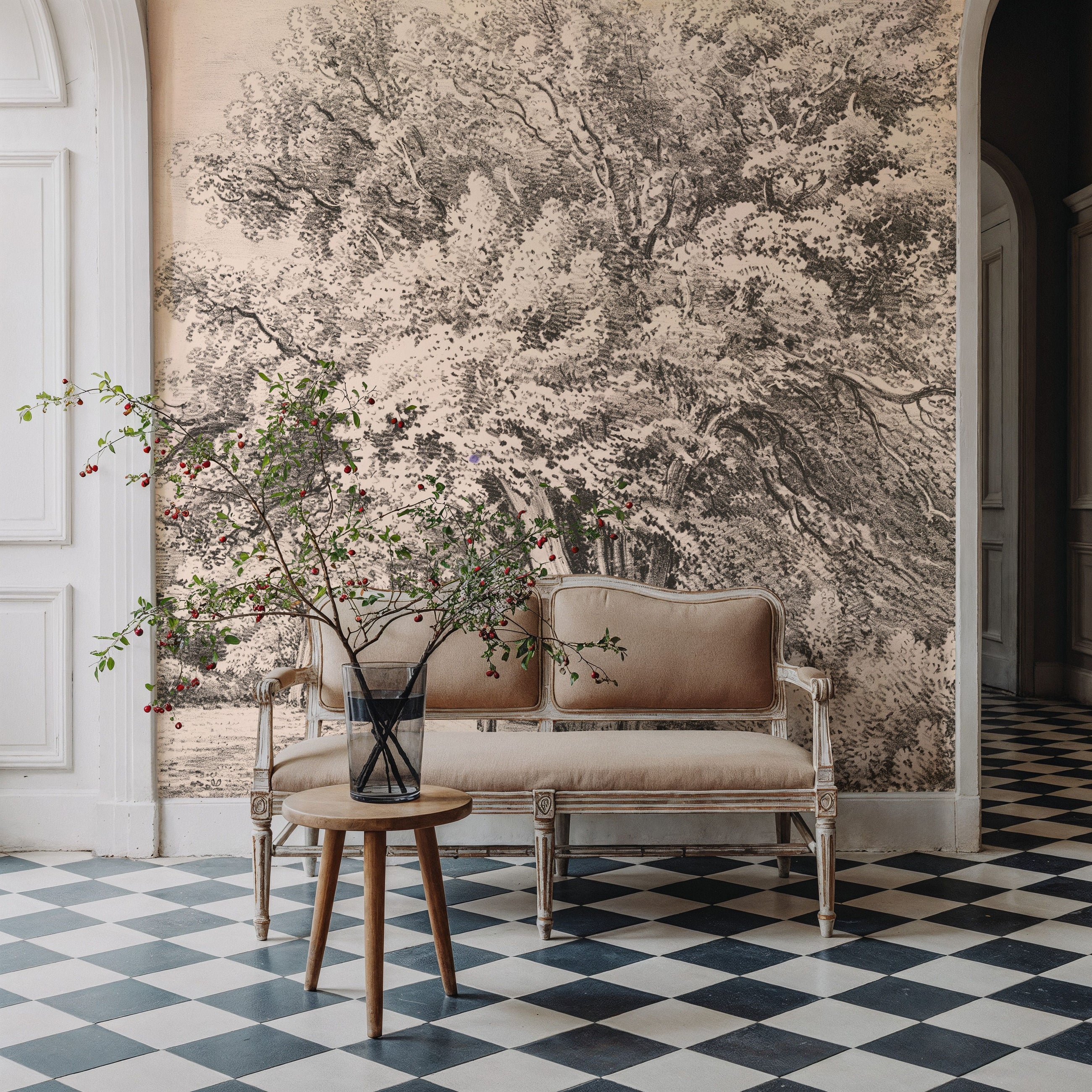 A Lime Tree Mural Wallpaper