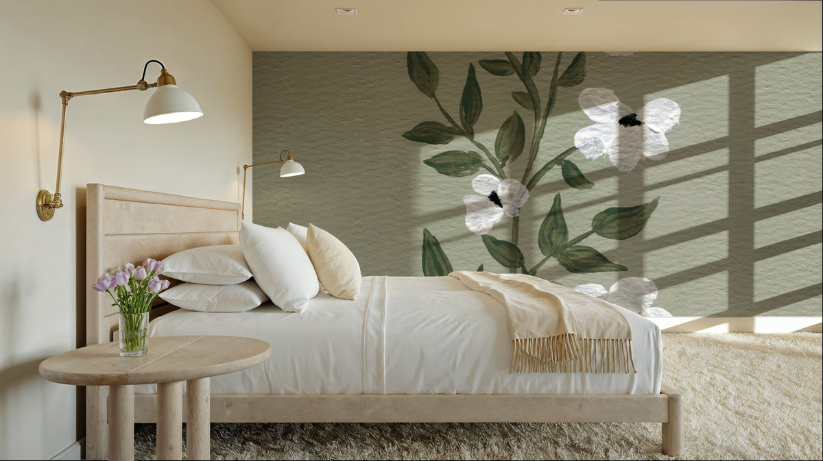 Pretty Little Flower III Mural Wallpaper - room preview 06