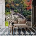Autumn Zen Garden Mural Wallpaper - room preview 06