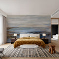 Serene Sea Mural Wallpaper - Neutral Tone - room preview 06