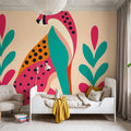 Safari Cat III Mural Wallpaper - room preview 06