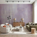 Concrete Surface, Lilac Mural Wallpaper - room preview 06