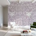 Flowers and Berries Purple Mural Wallpaper - room preview 06