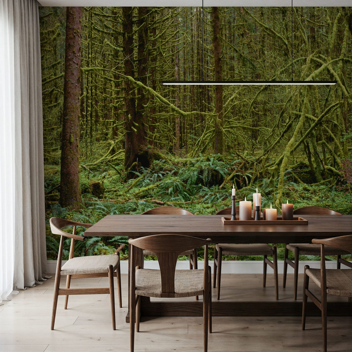Ancient Moss Haven Mural Wallpaper - room preview 06