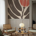 Simple Flowers I Mural Wallpaper - room preview 06