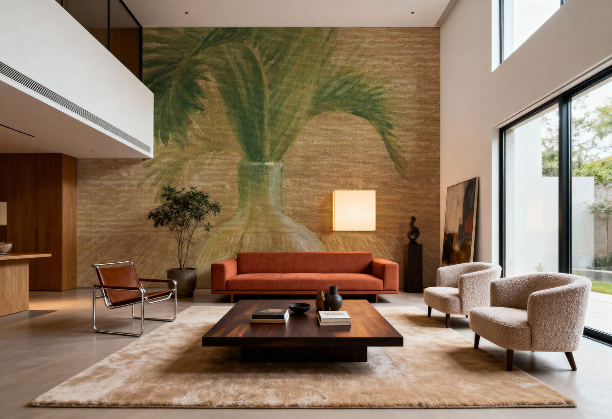 Tropical Leaves II Mural Wallpaper - room preview 06