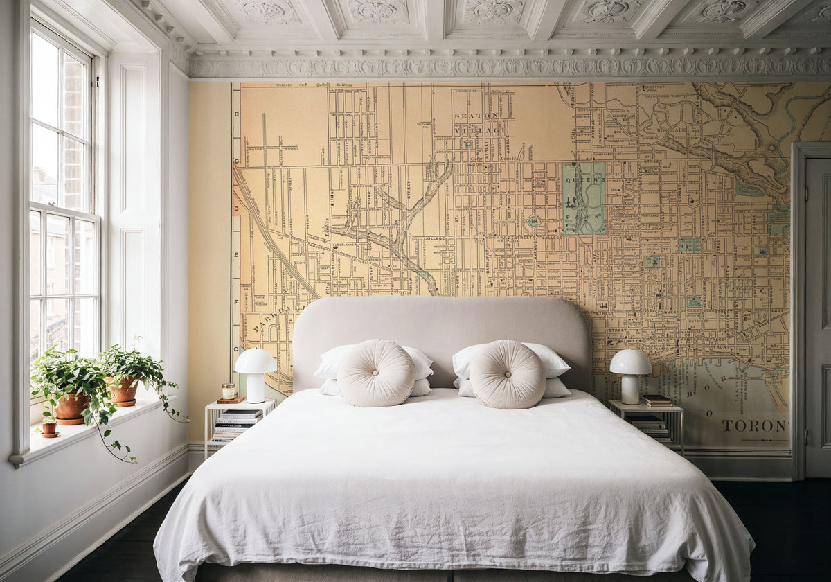 Map of Toronto Mural Wallpaper - room preview 06