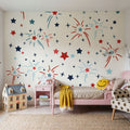 Stars and Stripes V Mural Wallpaper - room preview 06