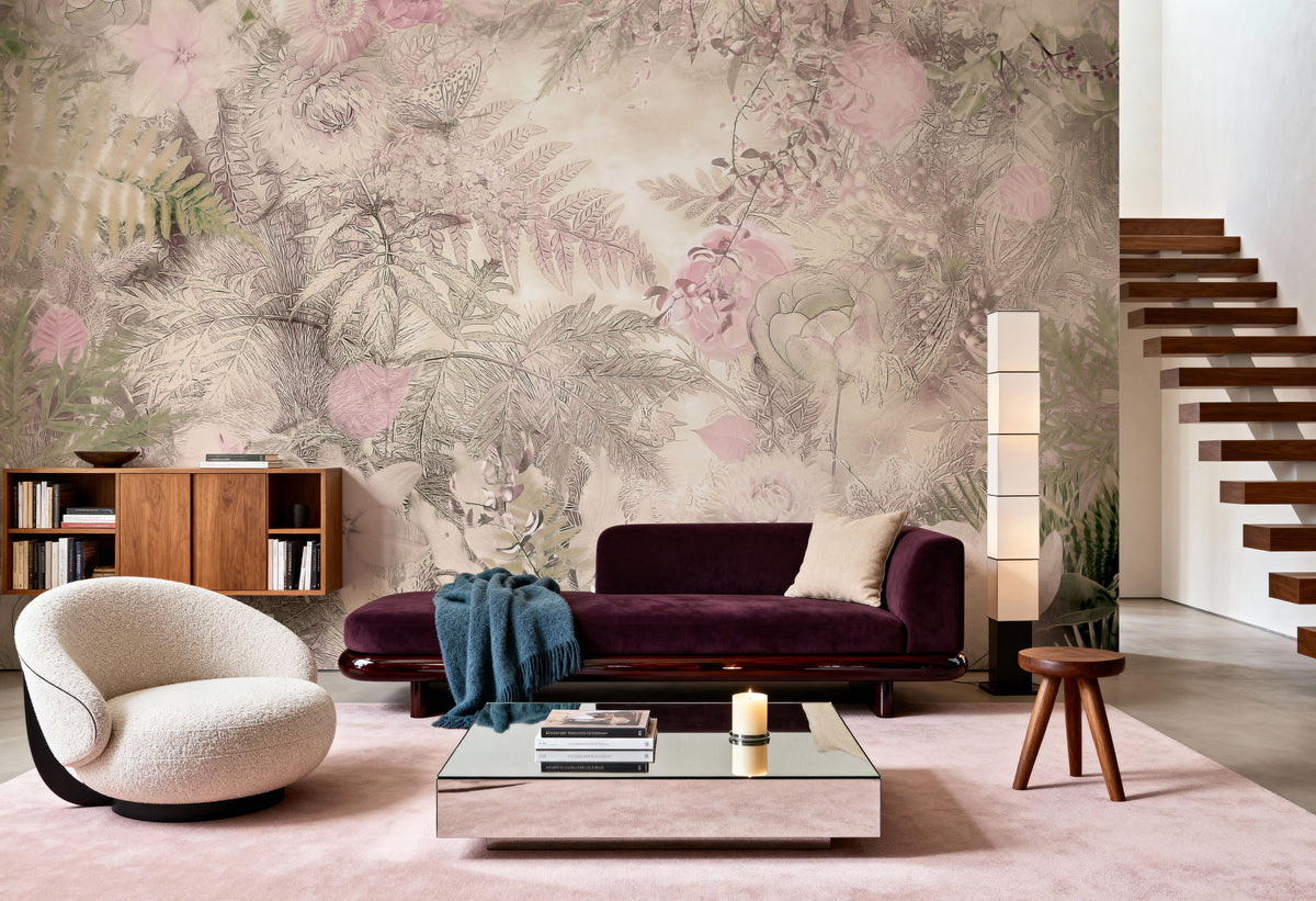 Tapisserie Florale Mural Wallpaper - room preview 06
