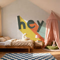 Hey Rainbow Mural Wallpaper - room preview 06
