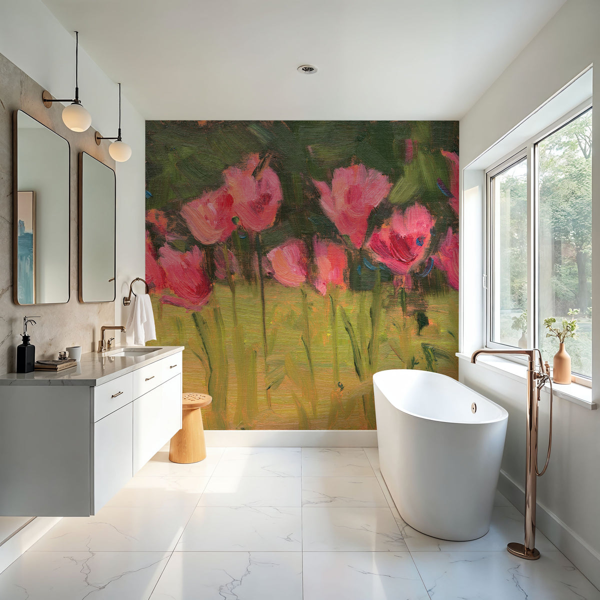 Spring Flowers Mural Wallpaper - room preview 06