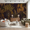 Banana Grove, Plum Mural Wallpaper - room preview 06