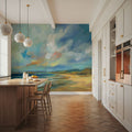 Sunny Clouds Mural Wallpaper - room preview 06