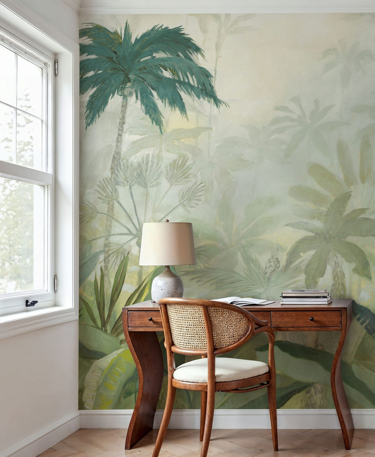 Lush Lush Leaves Mural Wallpaper - room preview 06