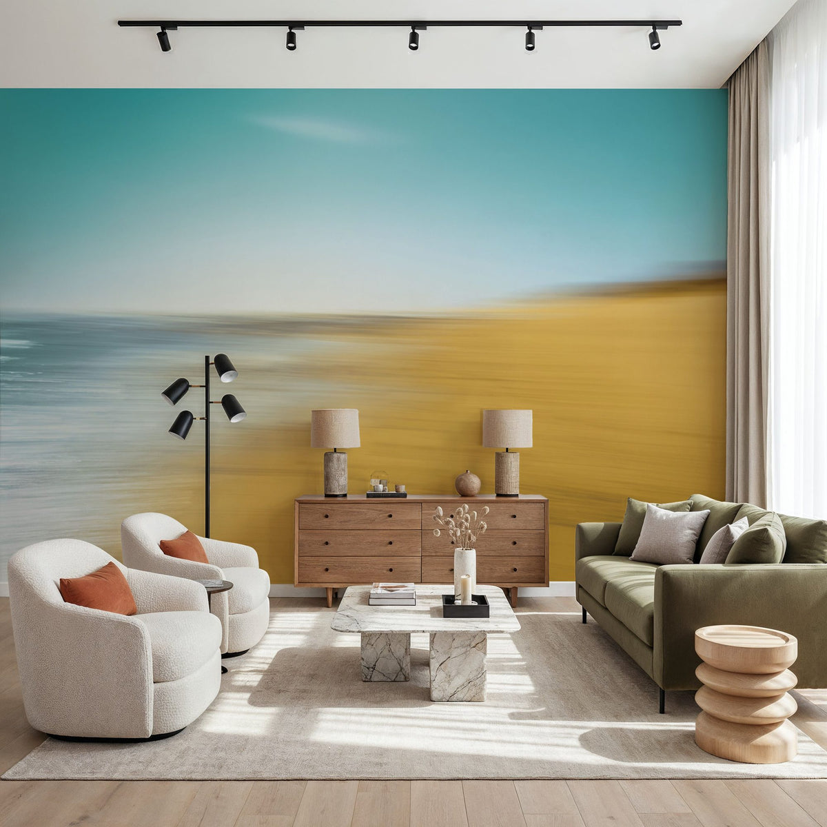 Coast Guard Beach Mural Wallpaper - room preview 06