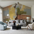 Crossing the River Mural Wallpaper - room preview 06