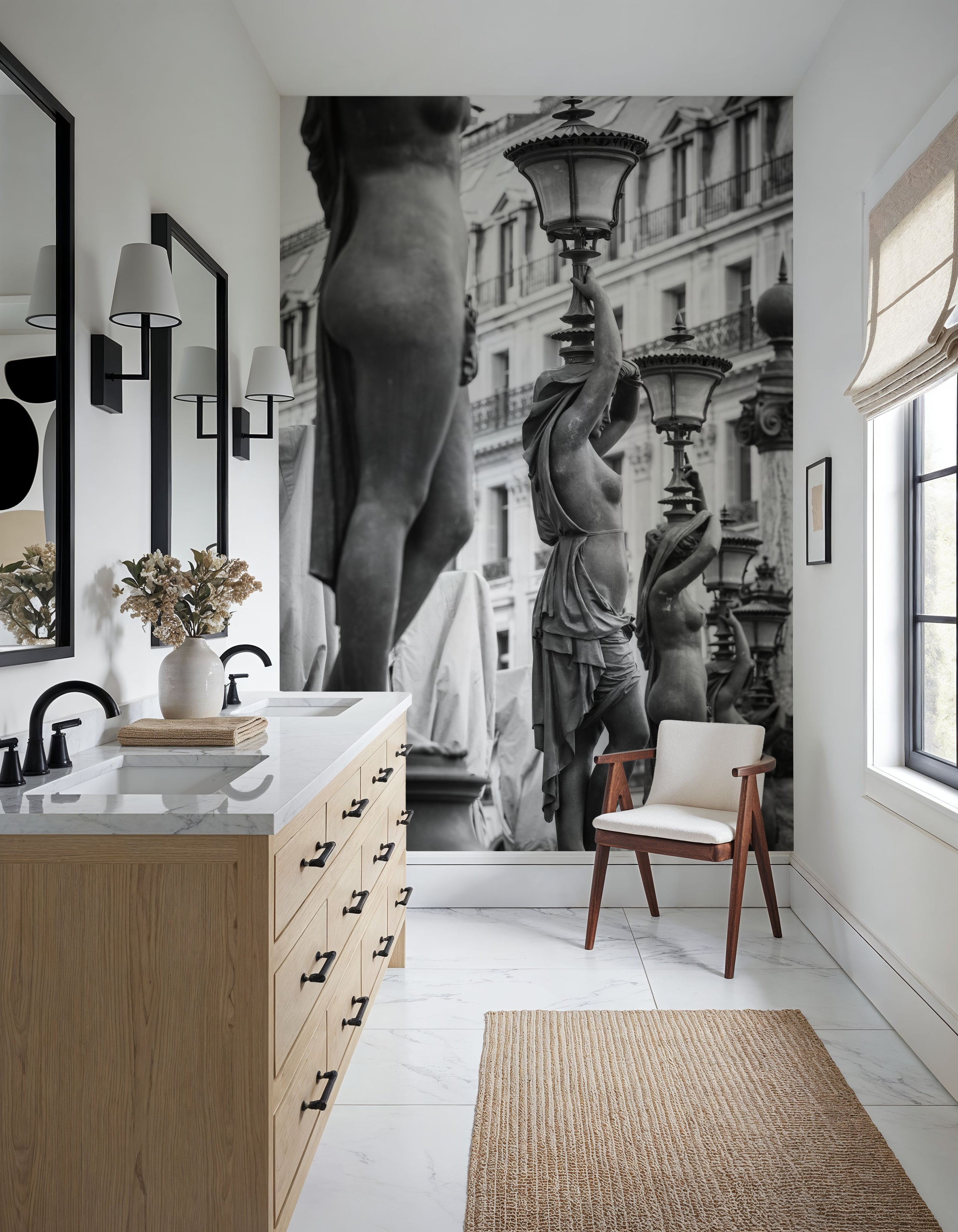 Beauty of Paris II Mural Wallpaper