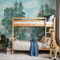 Treehouse Neighborhood Cool Mural Wallpaper - room preview 06