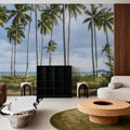 Coastal Palms Mural Wallpaper - room preview 06