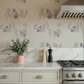 Lazy Paddle, Pewter Mural Wallpaper - room preview 06