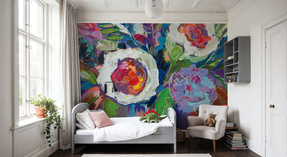 Fall Sunshine Mural Wallpaper - room preview 06