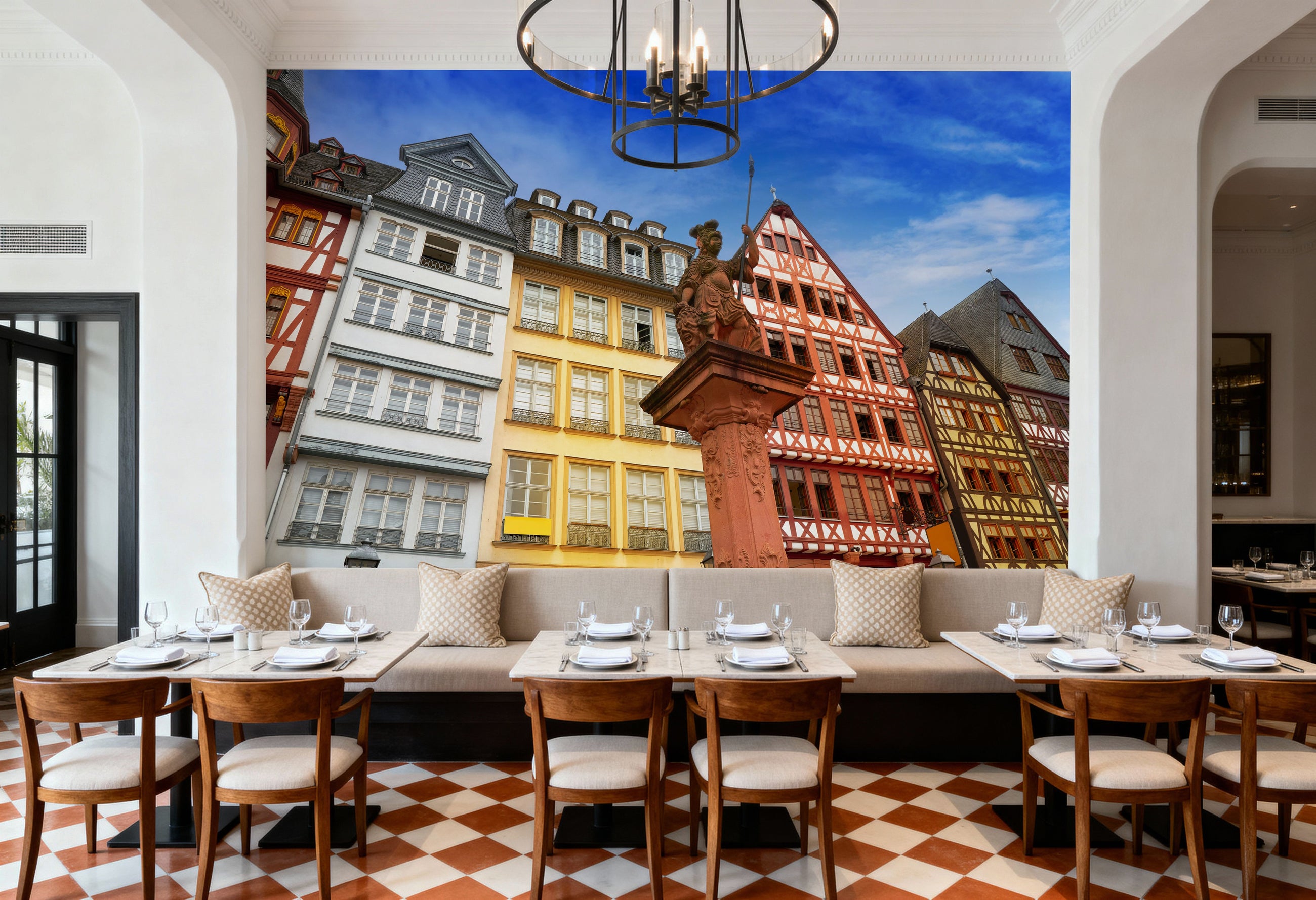 Medieval Square Mural Wallpaper