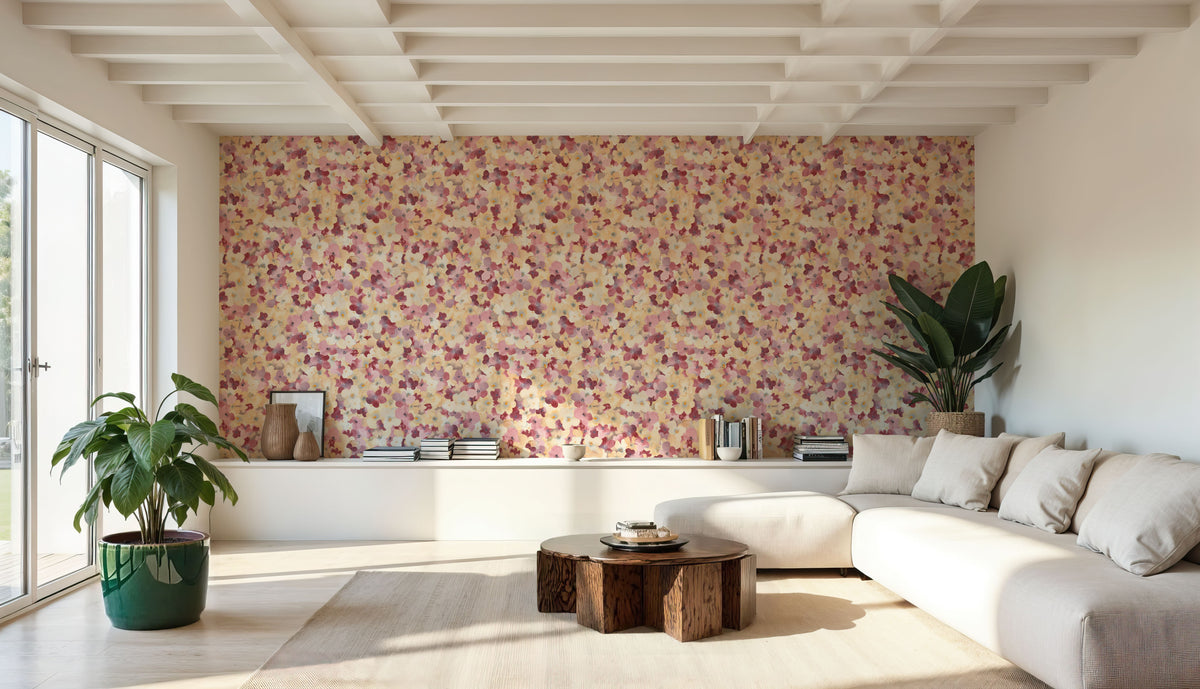 Multicolor Flowers Mural Wallpaper - room preview 06