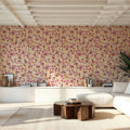 Multicolor Flowers Mural Wallpaper - room preview 06
