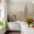 Downtown Dawn Mural Wallpaper - room preview 06