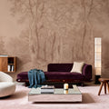 Forest Immersion Pale Terra Mural Wallpaper - room preview 06