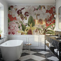 Orchid Mural Wallpaper - room preview 06