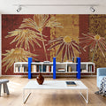 Flowers on Spice Mural Wallpaper - room preview 06