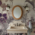 The Tenderness of Orchids, Peach Mural Wallpaper - room preview 06