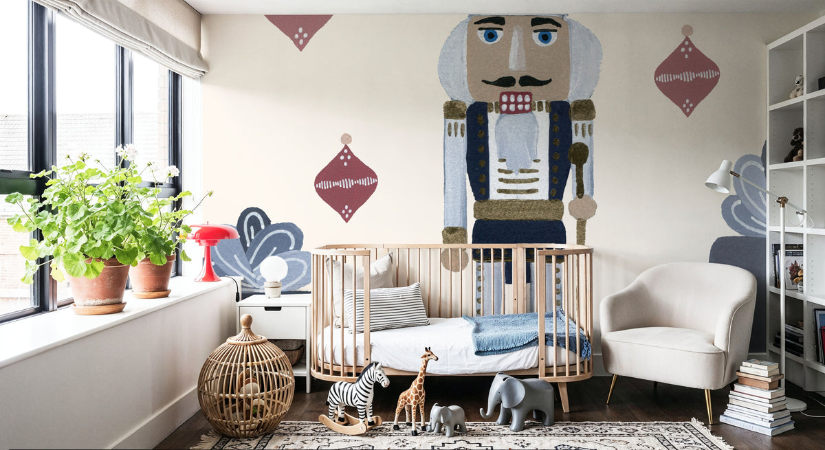 Vintage Nutcrackers II Mural Wallpaper - room preview 06