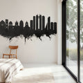 Naples Italy Skyline Black & White Mural Wallpaper - room preview 06