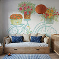 Flea Market Flowers I Mural Wallpaper - room preview 06