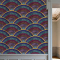 Moody Tiles, Cool Mural Wallpaper - room preview 06