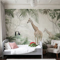 Giraffe Stroll Mural Wallpaper - room preview 06